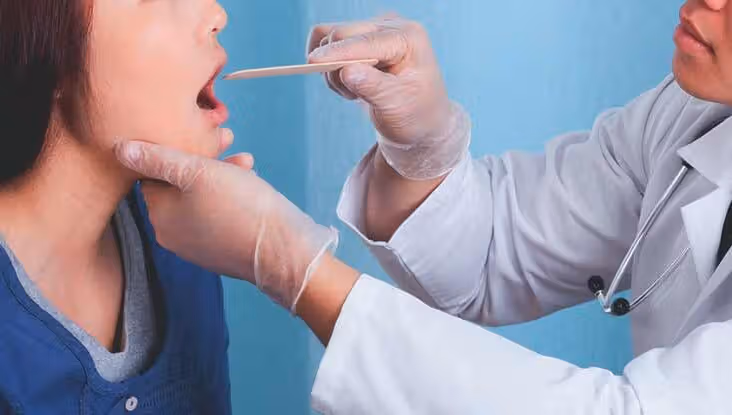 Swelling of the Roof of the Mouth