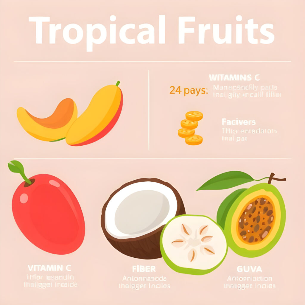 Tropical fruits demography