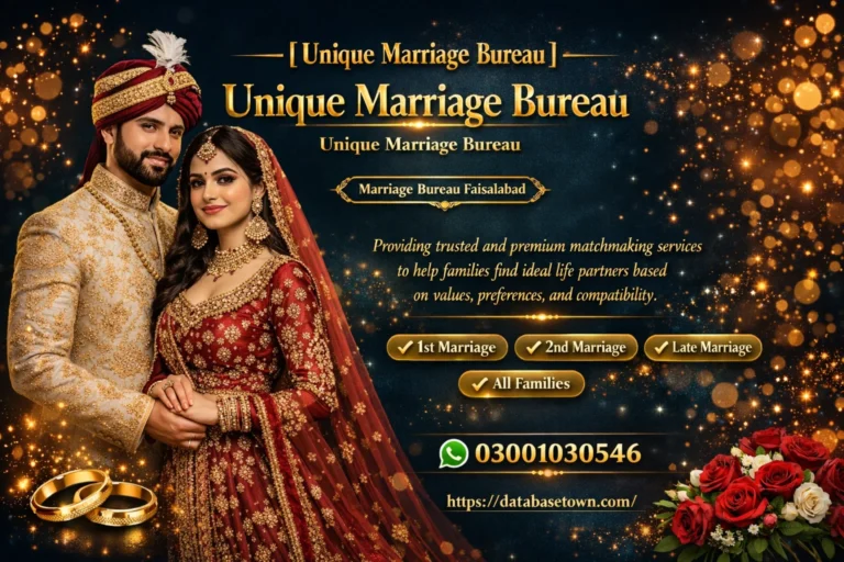Marriage Bureau Faisalabad