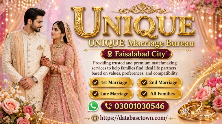 Marriage Bureau Faisalabad