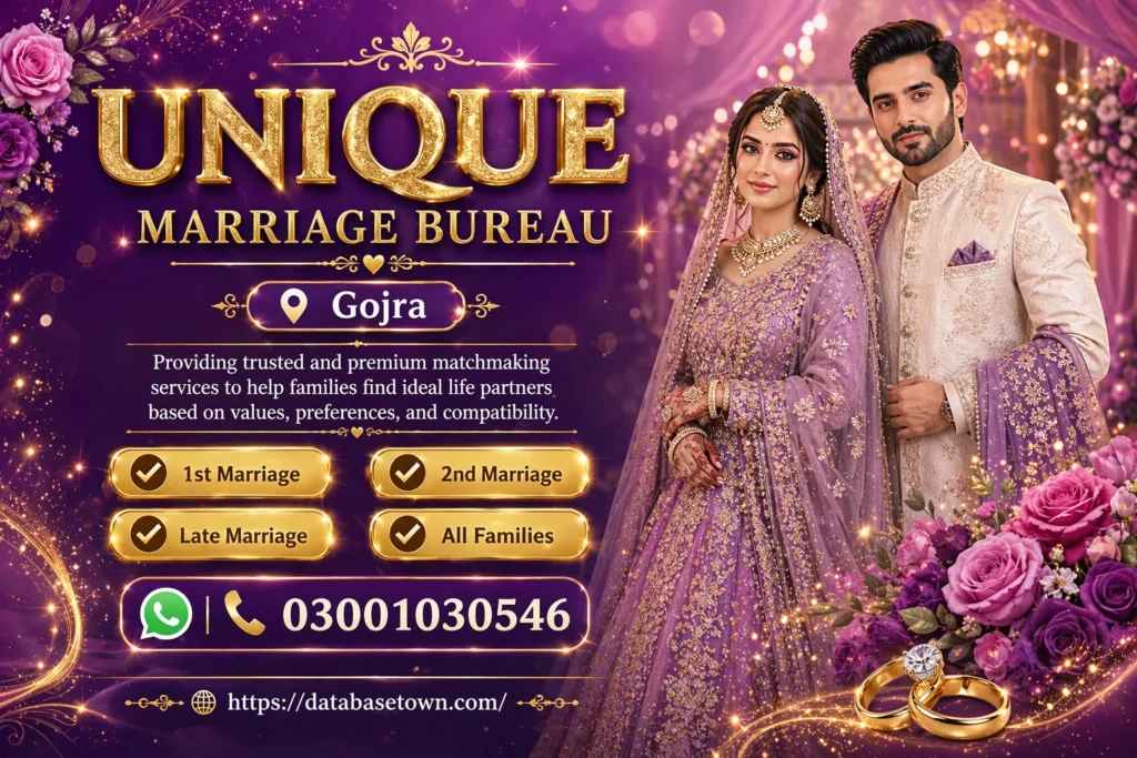 Best Marriage Bureau Gojra 99% Client Trust Rate 1