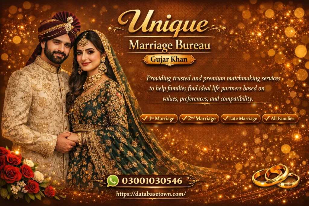 Best Marriage Bureau Gujar Khan 120+ New Matches Weekly 1