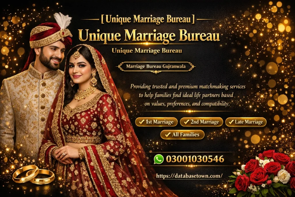 Famous Marriage Bureau Gujranwala 800+ Active Members 1