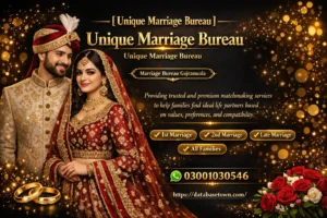Famous Marriage Bureau Gujranwala 800+ Active Members