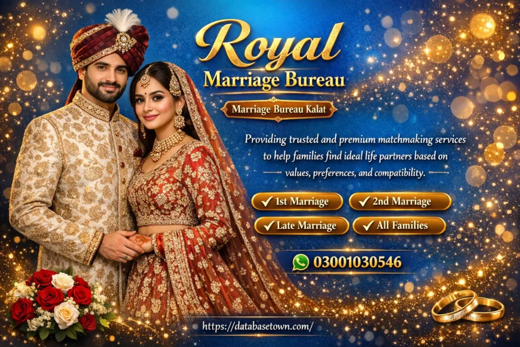 Secure Marriage Bureau Kalat Double Verification System 1