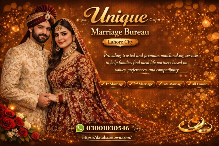Marriage Bureau Lahore City