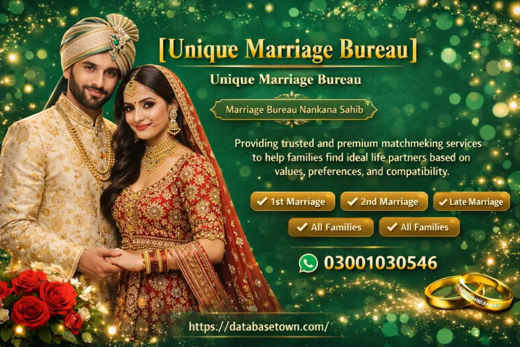 Reliable Marriage Bureau Nankana Sahib 300+ Verified Profiles 1