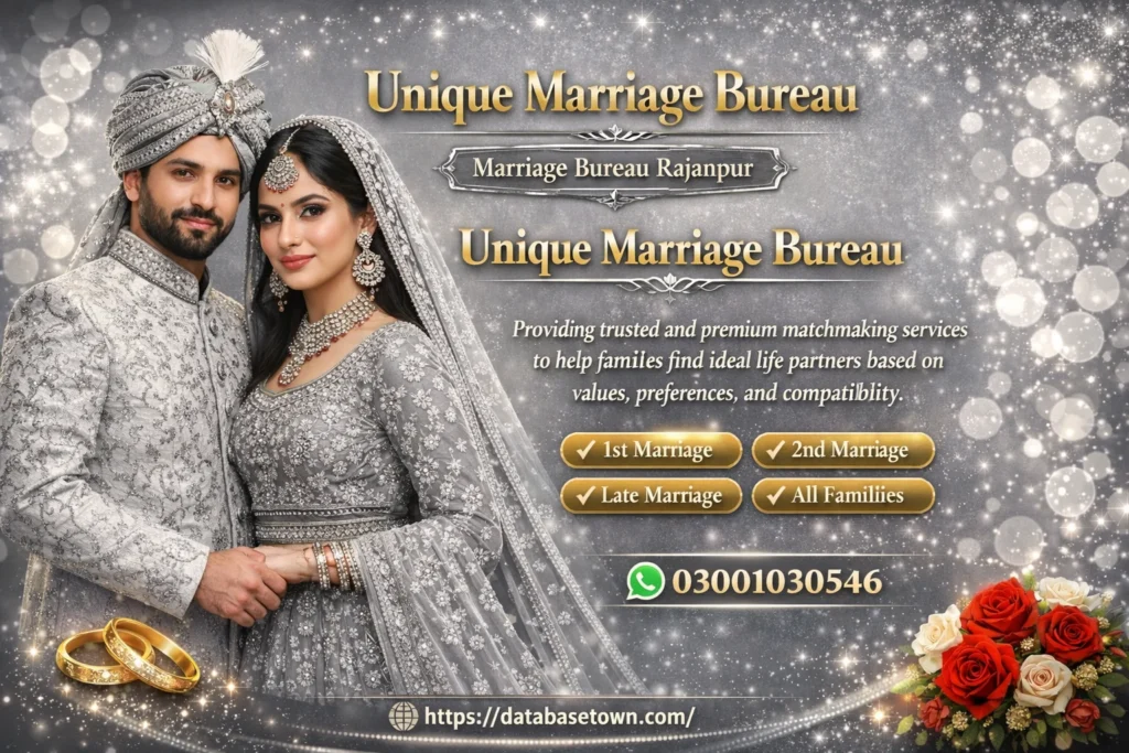 Affordable Marriage Bureau Rajanpur Low Cost Packages 1