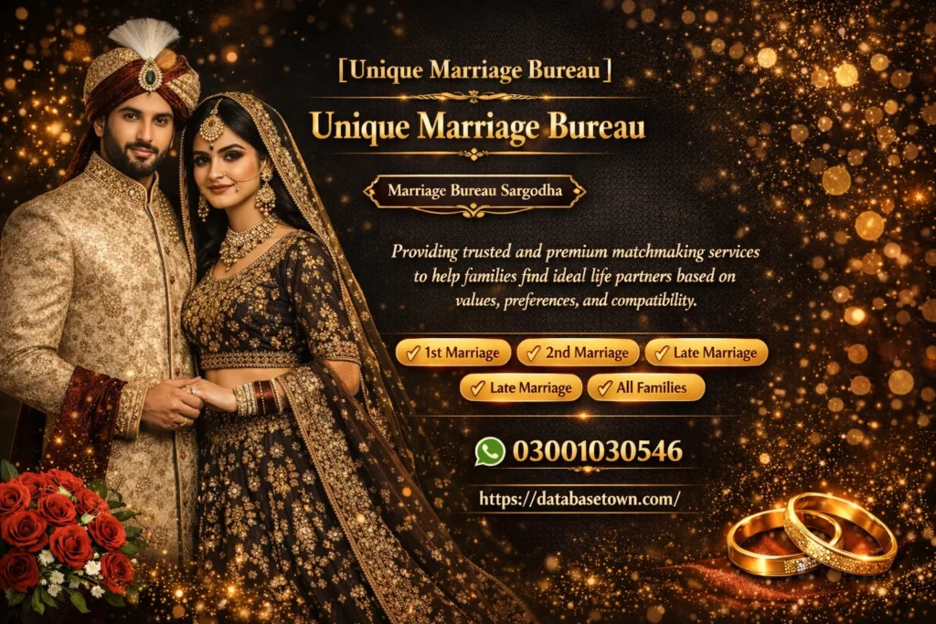 Expert Marriage Bureau Sargodha 1000+ Happy Couples 2 Expert Marriage Bureau Sargodha 1000+ Happy Couples 1