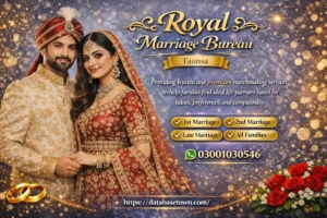 Authentic Marriage Bureau Taunsa 70% Match Success