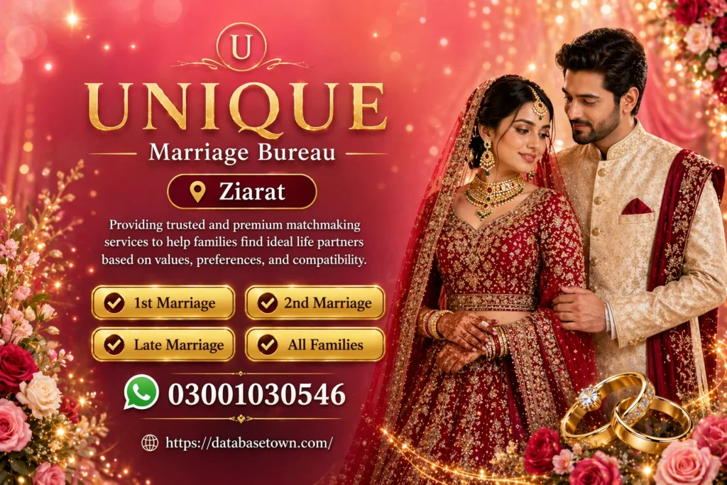 Unique Marriage Bureau: A Modern Solution for Trusted Rishta Services in Ziarat 1