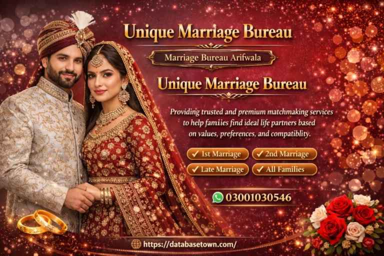 Marriage Bureau in Arifwala
