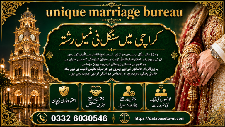 Single Male Rishta in Karachi