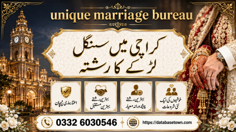 Single Male Rishta in Karachi