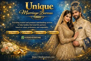Unique Marriage Bureau – Find the Best Single Male Rishta in Lahore with Trusted Match