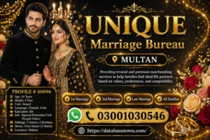 Unique Marriage Bureau – Trusted Platform for Single Male Rishta in Multan and Genuine Family Matches