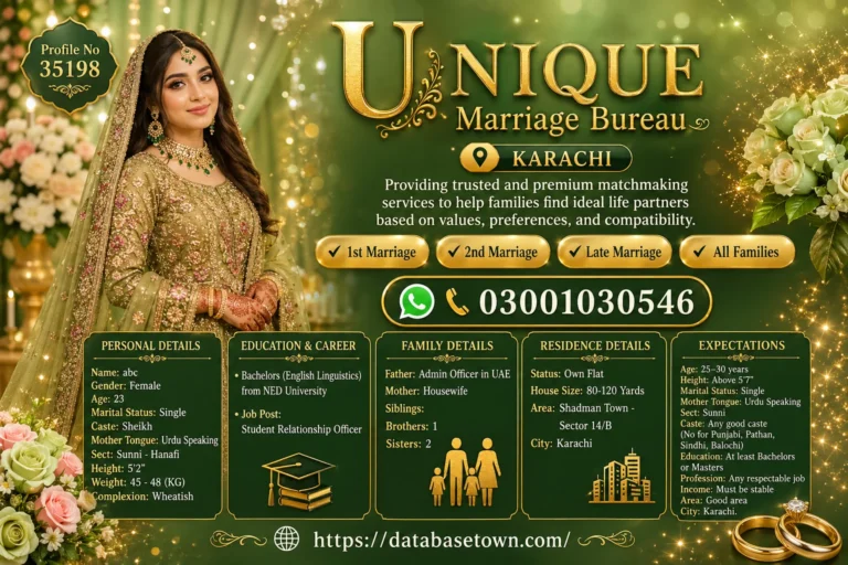 single female Rishta in karachi