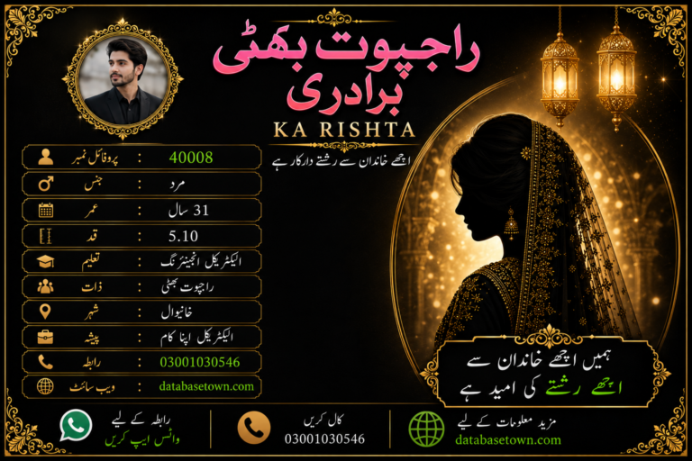 Single Male Rishta in Vehari