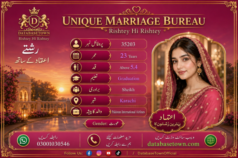 Karachi Single Female Marriage Proposal