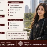 Single Female Rishta in Marriage Bureau Gujrat