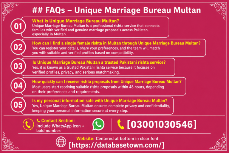 Single Female Rishta in Multan Online