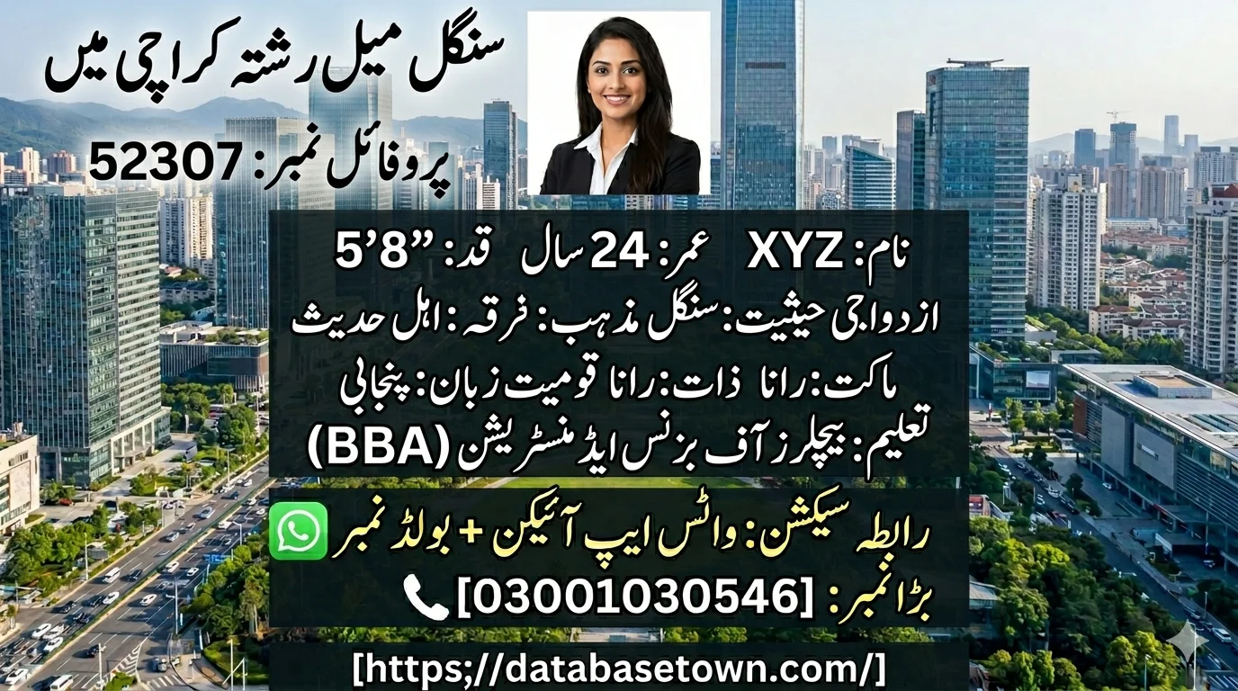 Single Male Rishta in Karachi