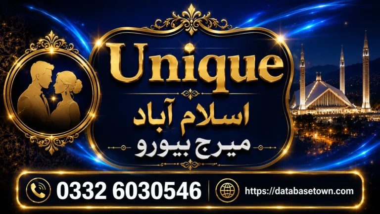 Trusted Marriage Bureau Faisalabad